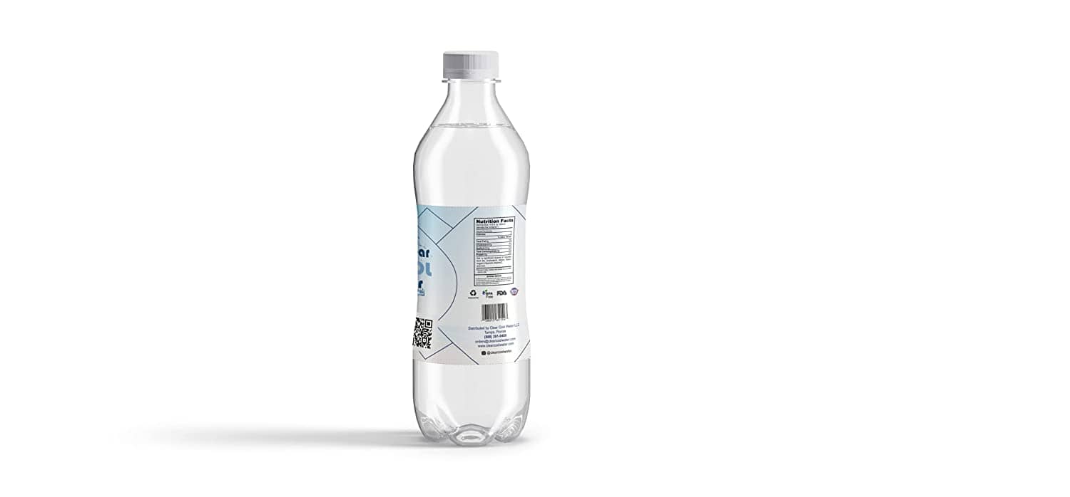 JUST Water, Bottled Alkaline 100% Spring Water, 24 Pack (16.9 fl